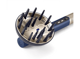 Accesorio secador - Difusor BaByliss ACAS6550, Compatible con Air Wand, Placa de Cerámica, 18 Puntas, Azul Black Iris
