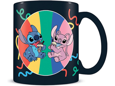 Pack Merchandising - Lilo & Stitch: Set taza, posavasos y llavero, Stitch y Angel