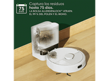 Robot friegasuelos - iRobot Roomba® 105 Combo Y351240, 12.8V, Capacidad de la Base 75 días, Autonomía 2h, Blanco