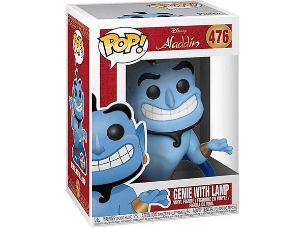 Figura Funko Pop! - Funko Aladín: Genio con la lámpara, 10 cm, Vinilo