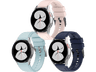 Pack Correas - Friendly License FRSWB104, Silicona, Samsung Galaxy Watch FE, Celeste, Rosa, Azul