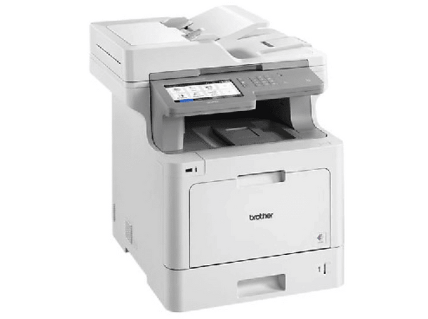Impresora multifunción láser - Brother MFC-L9570CDW, 4 en 1, 31 ppm, Pantalla táctil, WiFi, Blanco