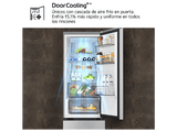 Frigorífico combi - LG GBBS514AMB, No Frost, 186 cm, 333 l, DoorCooling+™, FRESHBalancer™, Acero texturizado antihuellas