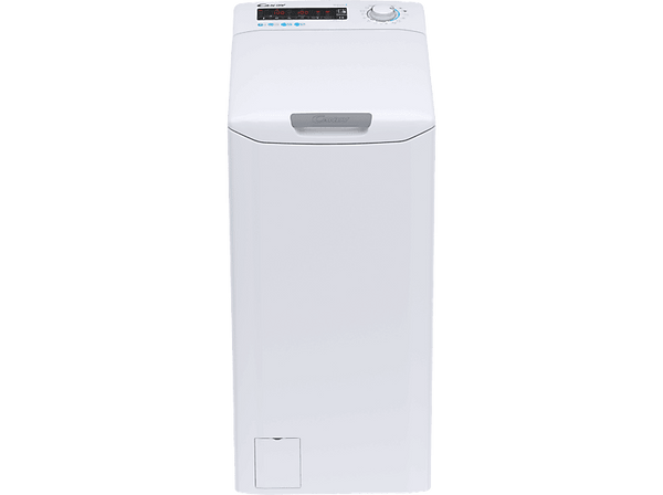 Lavadora carga superior - Candy Smart Inverter CSTG 47TMV5/1-S, 7 kg, 1400 rpm, 17 programas, Smart Touch, Motor Inverter, Blanco