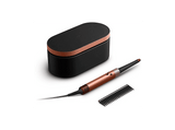 Moldeador - Dyson Airwrap i.d.™, Bluetooth®, Tecnología iónica, 3 Velocidades, Amber Silk