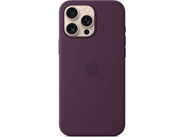 Apple Funda de silicona con MagSafe para iPhone 16 Pro Max, Ciruela