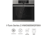 Horno - Haier Series 2 HWO60SM2F9XH, 70l, Multifunción, Pirolítico y Aquálisis, 60 cm, Wi-Fi, 13 funciones, Inox