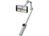 Gimbal - Insta360 Flow 2 Pro, Creator Kit, 10h Autonomía, Estabilización de 3 ejes, Deep track 4.0 impulsado por IA, Gris