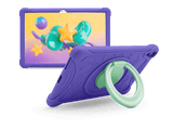 Tablet infantil - PEAQ MIA Kids Tab, WiFi 6, 10 HD, 4 GB RAM, 128 GB, Púrpura