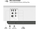 Proyector - LG HU715QW, Láser, Resolución 3840x2160, 20.000 horas, UHD 4K, Blanco