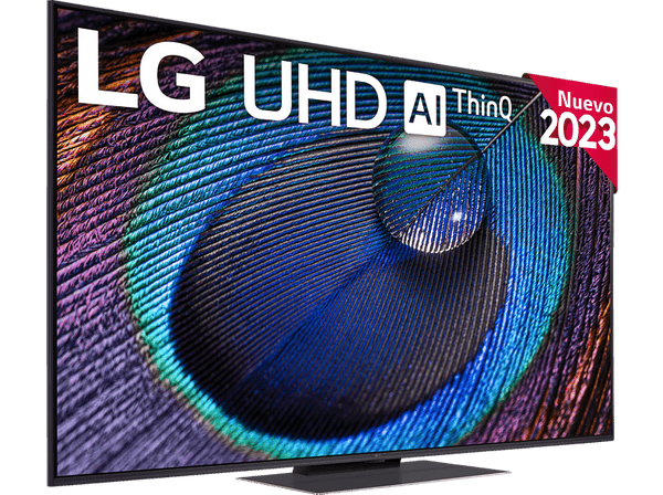 TV LED 55" - LG 55UR91006LA, UHD 4K, Inteligente α5  4K Gen6, Smart TV, DVB-T2 (H.265), Calibración TV incluida,Azul ceniza