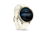 Reloj deportivo - Garmin Venu 4, Blanco, 41mm, Pantalla 1.2, Autonomía 10 Días, Alineación del Sueño, Correa de Silicona