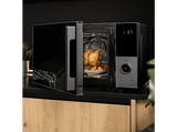 Microondas con grill - Cecotec Proclean 2800, 28 L, 900 W, Grill 1200 W, Convección 2200 W, 8 programas, Plato 315 mm, Gris
