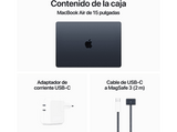 Apple MacBook Air (2024), 15,3, Chip M3, GPU de 10 núcleos, 8 GB RAM, 512GB de SSD, Teclado Magic Keyboard Touch ID, macOS, Medianoche