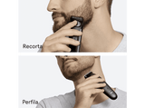 Barbero - Braun Series 3 BT3520, 2 peines para barba, 40 ajustes de longitud, Lámina ultra afilada, Negro