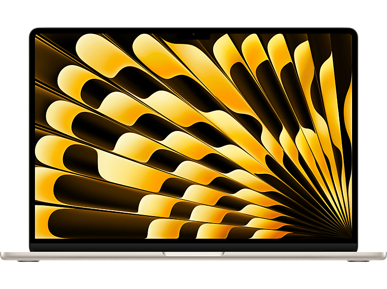 Apple MacBook Air (2024) 15,3 Chip M3 GPU de 10 núcleos 16 GB RAM 512GB de SSD Teclado Magic Keyboard Touch ID macOS Blanco estrella