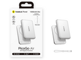Powerbank - Baseus Picogo Air AM71, 5000 mAh, 22,5W, Carga inalámbrica 15W, USB-C, Ultrafina, Certificado CCC, Plata Frost