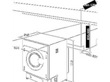 Lavadora secadora integrable - Whirlpool BI WDWG 751482 EU N, 7 kg/5kg, 1400 rpm, 6th Sense, Sin panelar