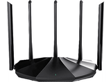 Router WiFi - Tenda TX2 Pro, Doble banda, Wi-Fi 6,2.4 GHz y 5 GHz, 5 antenas externas, Negro
