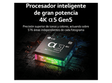 TV LED 50 - LG 50UQ91006LA, UHD 4K, Procesador α5 Gen5 AI Processor 4K, Smart TV, DVB-T2 (H.265), Azul Oscuro