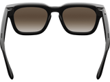 Gafas IA - Meta Fury, Negro clásico, Lentes en marrón degradado, Gafas con IA y cámara, Unisex