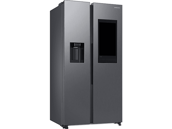 Frigorífico americano - Samsung Family Hub RS6HDG883ES9EF, Twin Cooling Plus™, 178 cm, 614 l,  WiFi, Dispensador de agua & hielo, Inox
