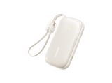 Powerbank - Baseus EnerFill  FC21 Qpow 3, 10000mAh, 22.5W, Carga rápida, Con cable  USB-C a iP, Natural Titanium