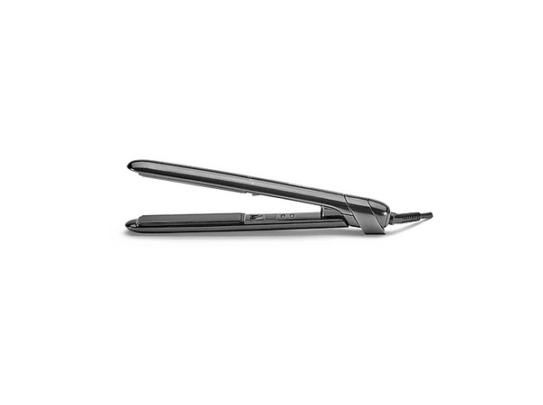 Plancha de pelo - BaByliss Titanium Shine ST620E, Cerámica, 150ºC a 230 °C, Placas largas de 25 x 110 mm, Iónico, Plata