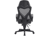 Silla gaming - Newskill Eros Mesh, Carga máx. 150 kg, Respaldo mallado, Tela transpirable, Gris