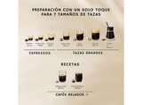Cafetera de cápsulas - Krups Vertuo Up XN9408, 7 tamaños de taza, Nespresso Smart, Apagado automático, 1.4 L, 1100 W, Tecnología Centrifusion™, Negro