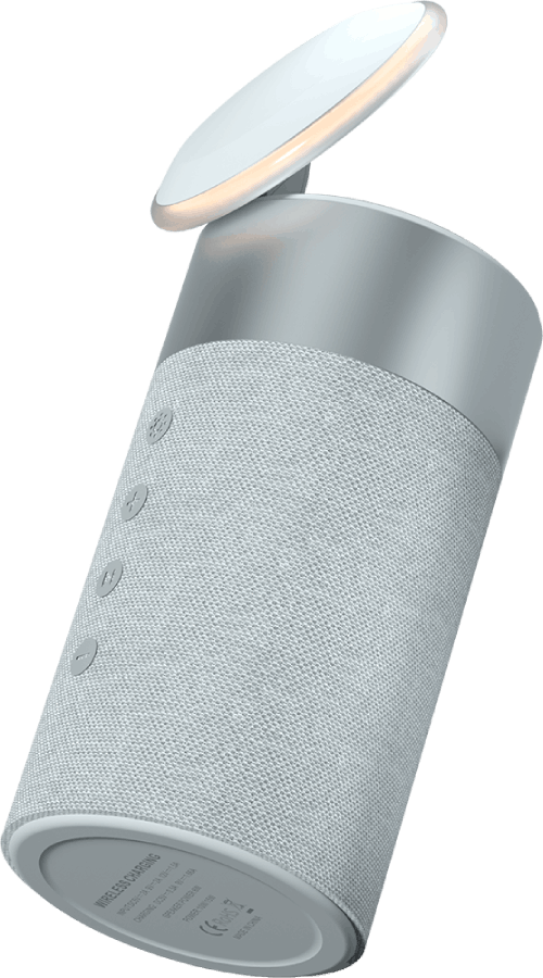 Cargador inalámbrico - Nacon Altavoz BT, Carga inalámbrica MagSafe, 4h Autonomía, Gris