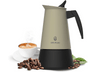 Cafetera tradicional - Cecotec Piccolina 600, Acero inoxidable, 6 Tazas, 300 ml, Verde