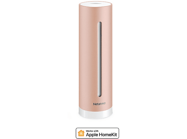 Medidor de calidad del aire - Netatmo NHC-EC, Temperatura/ Calidad del aire, Humedad/ Nivel acústico, Rose Gold