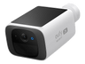 Cámara de vigilancia IP - Eufy S220, 2K, Función de visión nocturna, Exterior, Solar, Fija, Blanco