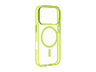 Funda móvil - CellularLine ICONIC MAG, Para iPhone 17 Pro Max, Ultrarresistente, MagSafe, Lima y Transparente