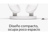 Accesorio VR - Meta Base de carga compacta, Para Gafas Meta Quest 3S, Blanco lunar