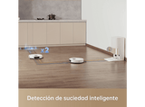 Robot friegasuelos - Dreame X40 Ultra Complete, 75W, 12 000 Pa, Base de Vaciado, Blanco