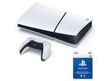 Consola - Sony PS5 Slim Digital Edition, 825 GB SSD, 4K, Chasis E, Blanco + Tarjeta PS Plus 20€