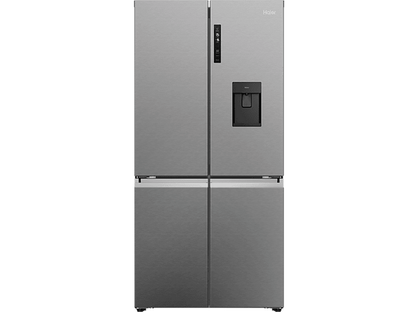 Frigorífico americano - Haier Cube 90 Series 5 HCR5919EHMP, No Frost, 190 cm, 525 l, Dispensador agua, Fabricador hielo, Inox