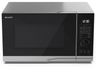 Microondas con grill - SHARP YC-PG284AE-S, 900 W, 10 Niveles de Potencia, 28 l, Inox