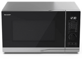 Microondas con grill - SHARP YC-PG284AE-S, 900 W, 10 Niveles de Potencia, 28 l, Inox