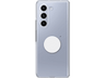 Funda - Samsung, Para Galaxy Z Fold5, Plegable, Con agarre, Resistente a golpes y rayones, Transparente