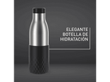 Botella - Tefal Bludrop N3110510, O,5 L, Acero Inox, Bebidas calientes 12hs, Bebidas frías 24hs, Quick Press, Negro