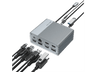 Docking Station - Hyper HDG212B-GL, 12 Puertos, 100W, Gris