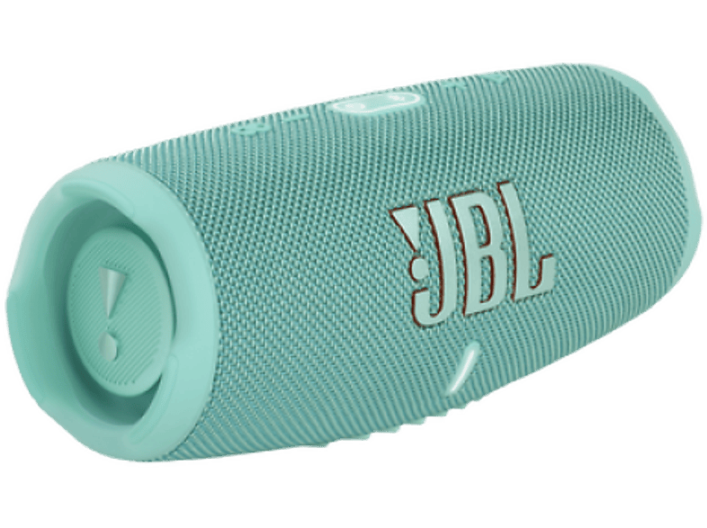 Altavoz inalámbrico - JBL Charge 5, 40 W, 20 horas, IP67, PartyBoost, USB Tipo-C, Turquesa