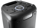 Altavoz de gran potencia - Vieta Pro Party 1, 150 W, USB, Micrófono, Micro-SD, Radio FM, Iluminación LED, Negro