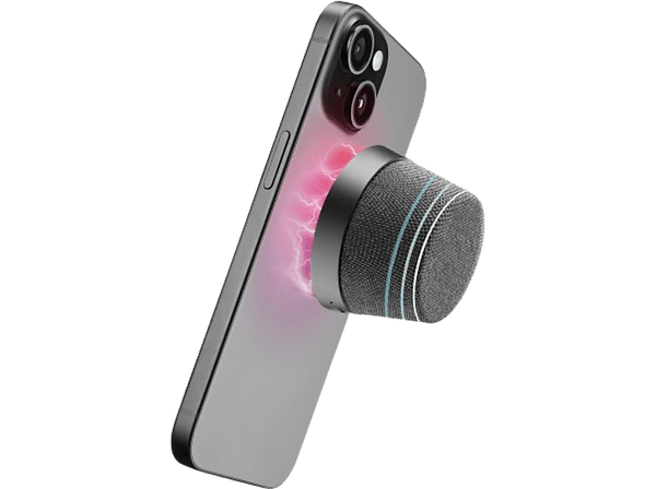Altavoz inalámbrico - CellularLine BTSPKMAGK, 10 h, Bluetooth, Tecnología TWS, 3 W,  Tecnología PUMP BASS, Universal, Negro