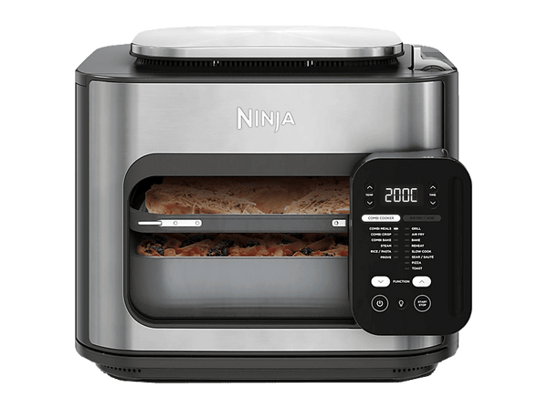 Mini horno - Ninja Combi 12 en 1, 1780 W, 12 l, Multicocina, horno y freidora de aire, 12 funciones, Cocción rápida, Gris