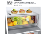Frigorífico combi - LG GBV22NCBPY, No Frost, 203 cm, 387 l, DoorCooling™, FRESHConverter™, Inox antihuellas