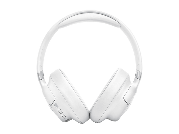 Auriculares inalámbricos - JBL Tune 780NC, Autonomía 76 h, Diadema, Circumaurales, Cancelación ruido adaptativa con Smart Ambient, Plegables, Blanco